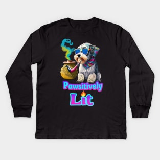 Hookah Kids Long Sleeve T-Shirt